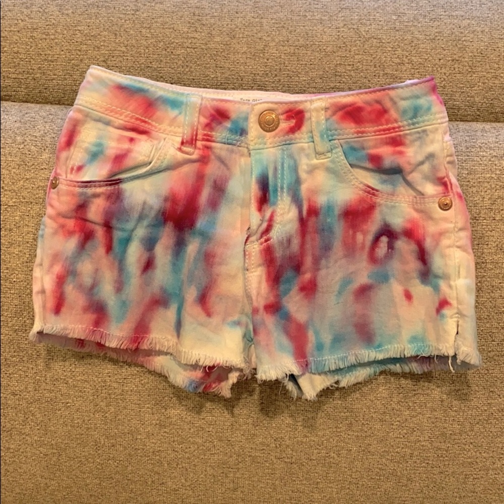 Tie Dye denim shorts-Zara Girl